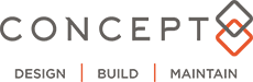 Concept Design Build Maintain Logo